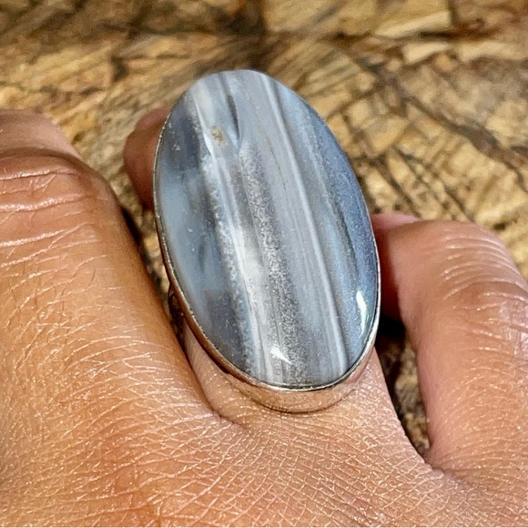 Owyhee Opal Ring Size 7 - Picture 5 of 6